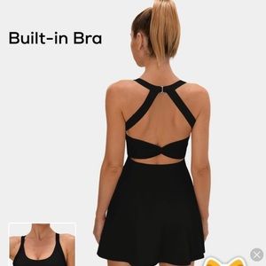Halara XS backless dress